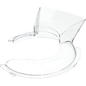 Pouring Shield for Kitchenaid 5.5 6 7 8QT Mixer Bowl (Stainless Steel, Glass, Ceramic)-Clear Splatter Guard for KitchenAid Tilt-Head Stand Mixers,Dishwasher Safe