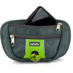 Removable Accessory Pouch for Hands Free Leash, Two Zippered Pockets, Poop Bag Dispenser, Breathable Mesh with Padding in Saudi Arabia