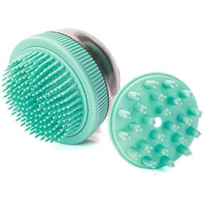 Dog Brush, Cat Brushes for Indoor Cats, Pet Beauty Massage Cleaning Brushes with Dog Shampoo and Conditioner Soap Dispenser for Long and Short Haired Pet Massage to Remove Hair, Blue in Saudi Arabia