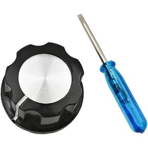 CRANDDI Replacement Selector Knob, Spare Part Speed Knob for all Model, Blender Kit 6mm Speed Potentiometer Plastic Knob with Mini Screwdriver, 1pcs