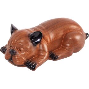 Resin Cremation Dog Urn, Dog Statue Urns for Ashes, Handcrafted Frenchie Shape Dog Figurine Memorial Keepsake for Home Decor, Living Room, Office, and Gift, 9.8 x 5.3 x 3.7 inches