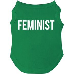 Feminist Dog Tee Shirt Sizes for Puppies, Toys, and Large Breeds (Hot Pink, Large 43)