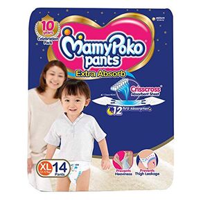 Extra Absorb Xtra Large (12-17kg), 14 pcs Pouch