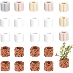 10.6 OZ Aquatic Water Plant Fixed Ring, Aquarium Ceramic Plant Pot Gravity Ring Fish Tank Filter Ring Anti-Floating Aquarium Plant Rings Aquarium Landscape Decoration Fish Tank Accessories