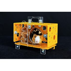 GuineaLoft™ Guinea Pig Cheese House - المخبأ المثالي لخنازير غينيا من قبل المالكين المتمرسين الذين جربوا كل شيء هناك - حصريًا من Guinea Loft