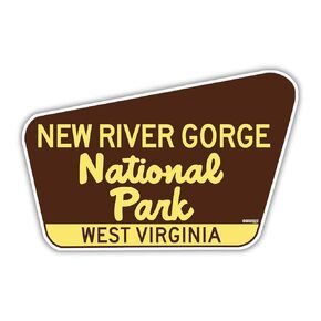 New River Gorge National Park Sticker Decal 3.75" West Virginia WV Indoor Or Outdoor Vinyl Made In America