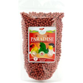 Scenic Mix Paradise Bird Food | Conure, Eclectus, Caique, Amazon Parrots | Formulated Diet | Apple and Corn | 2 Pound Bag (2 LB)