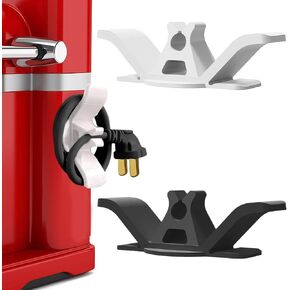 Cord Organizer for Appliances, Upgraded Ultra durable 3M gel sticker, cord keeper, cord winder for appliances Coffee Maker, Blender, Mixer, Air Fryer (Black)
