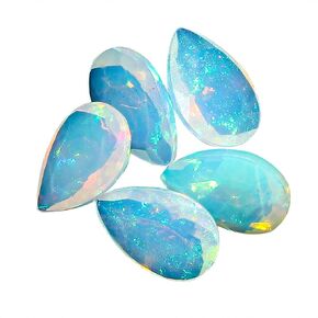 1 PCS,9X7 MM, AURA GEMS Natural Ethiopian Opal,Cabochon, Oval Shape, Jewelry Making Supply, Chakra Energy Healing Gemstone, Real Crystal, Birthstone, Wholesale deal