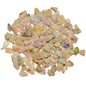 25 Carat Natural Ethiopian Opal Stone Rough, Wholesale Raw Gemstone, Uncut Shape For Jewelry Making, Gemstone Supply Tool, Jewelry Making Stone, Rough, Raw Opal, Healing Stone