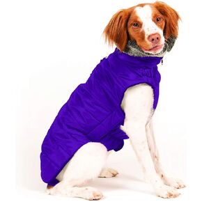 Dog Gone Smart Hemlock Puffy Dog Jacket, Indigo, 14"