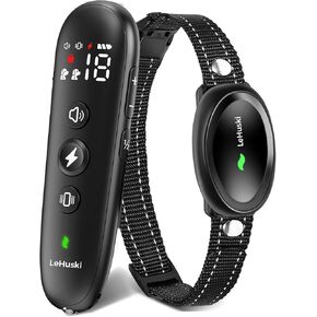 Dog Shock Collar with Remote Control Waterproof Dog Training Collars for 10-120lbs Small Medium Large Dog Bark Collar with Beep Vibration Safe Shock