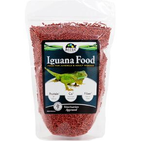 Mozaic Iguana Food | Food for Juvenile and Adult Iguanas | Small Red Pellet (1/8") | Complete Formulated Diet | 14 Ounce Bag (14 OZ)