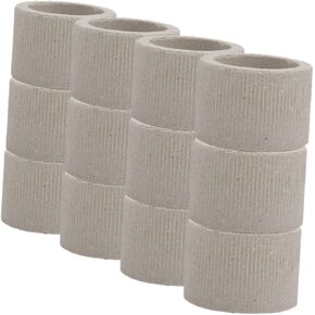 Aquarium Plant Holder 12pcs Plant Fixed Rings Base Aquarium Holders Water -Floating Fixing Plants Weights Pot Fish Tank Supply Cultivation Ceramic Aquatic