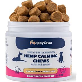 Best Natural Health Supplements for Dogs, Various Formulas & Benefits - Vet Recommended, 170 Natural Soft Chews - Smoky Bacon Flavor, Made in The USA (Hip&Joint Mobility Support)