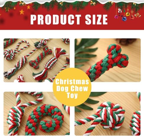 Dog Rope Toys, 11 Packs Rope Puppy Teething Chew Toy, Interactive Indestructible Grinding Teething Aggressive Chewers Toys, Dog Durable Rope Toys in Saudi Arabia