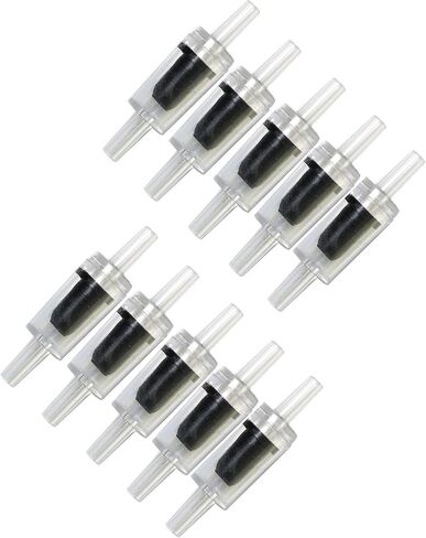 10pcs Air Pump Check Valves Pipe Fitting for Aquarium Fish Tank CO2 Water Air Line Pump One Way Non-Return Actuator Check Valve in Saudi Arabia