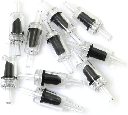 10pcs Air Pump Check Valves Pipe Fitting for Aquarium Fish Tank CO2 Water Air Line Pump One Way Non-Return Actuator Check Valve in Saudi Arabia