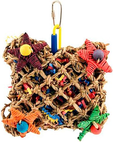 Super Bird Creations SB50949 Pickin’ Pocket Bird Toy - Ideal for Small to Medium Birds - Fun & Entertaining Bird Toy - Bird Safe Component & Design - 7.5" x 5" (2 Pаck) in Saudi Arabia