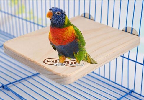 Keersi Wood Platform Perch Toy for Hamster Rat Chinchilla Guinea Pig Squirrel Parrot Bird Parakeet Cockatiel Conure Cockatoo African Grey Amazon Lovebird Finch Canary Cage Stand in Saudi Arabia