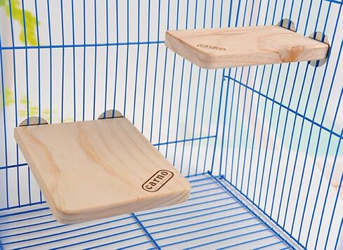 Keersi Wood Platform Perch Toy for Hamster Rat Chinchilla Guinea Pig Squirrel Parrot Bird Parakeet Cockatiel Conure Cockatoo African Grey Amazon Lovebird Finch Canary Cage Stand in Saudi Arabia