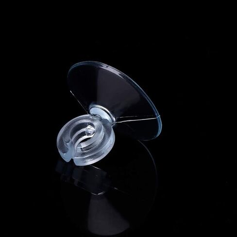 10Pcs Aquarium Suction Cup, Transparent Plastic Sucker with Clips Fish for Tank Pipe Hose Tube Holder Fish Tank Suction Cups Aquarium Air Pump Accessories (1.2in) in Saudi Arabia