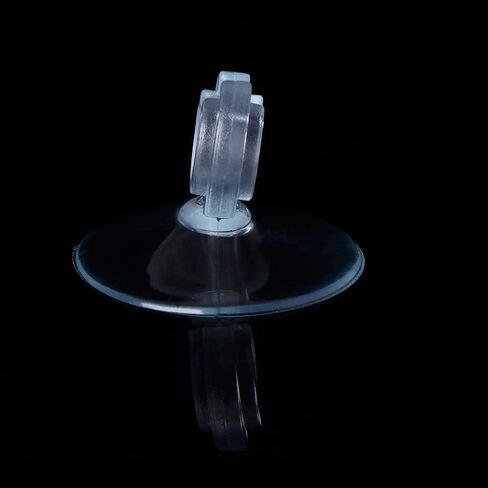 10Pcs Aquarium Suction Cup, Transparent Plastic Sucker with Clips Fish for Tank Pipe Hose Tube Holder Fish Tank Suction Cups Aquarium Air Pump Accessories (1.2in) in Saudi Arabia