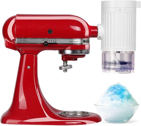 Shave Ice Attachment for Kitchenaid Mixers, Shaved Ice and Snow Cone Attachment for Kitchenaid Stand Mixers With 10 Ice Molds in Saudi Arabia
