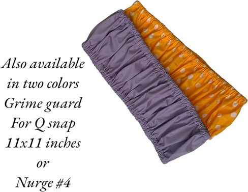 Grime Guard Q-Snap 11 × 11 بوصة، غطاء قطني مقاس Nurge 4 هوب مربع التطريز عبر خياطة لكمة التطريز DIY الحرفية الخياطة الأرجواني in Saudi Arabia