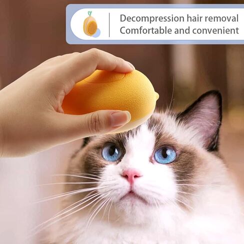 Pet Grooming Brush,Cat Brush + Flea Comb, 2 Pcs Pets Grooming Comb Kit, Cat Hair Cleaner Brush,Pet Grooming Slicker Brush,Self Cleaning Grooming Tools Remove Undercoat Shedding Hair Pets in Saudi Arabia