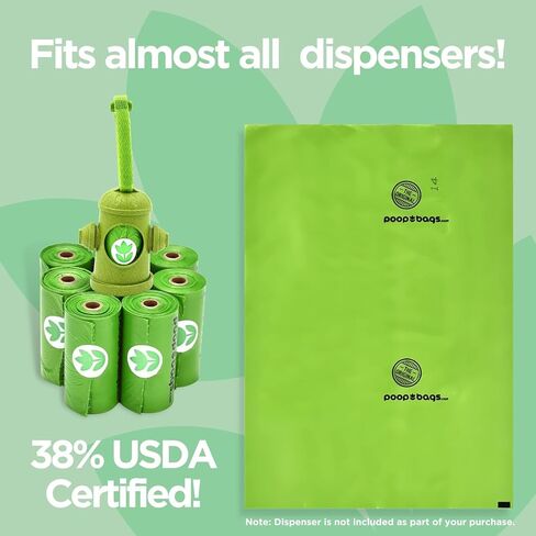 The Original Poop Bags® Dog Poop Bags Rolls Countdown®, 960 Counts Dog Poop Bag USDA Certified 38% Plant Based & 62% PE, Unscented Dog Bags For Poop, Doggie Poop Bags, Doggy Poop Bags Dog Waste Bags in Saudi Arabia