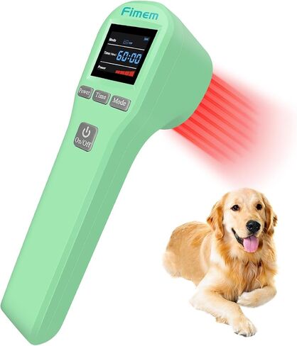 Cold Laser Therapy for Dogs, 4x808nm+16x650nm, Portable Red Light Therapy Vet Device for Pain Relief, Cold Laser Therapy Device for Cat and Horse, Pet Laser Therapy, Handheld Laser Device Animal in Saudi Arabia