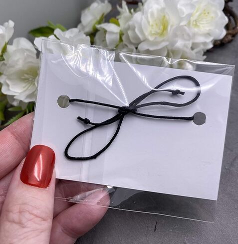 سوار Lucky Clover Charm باللون الأخضر Hemp Wish - حلية فضية اللون على بطاقة مطبوعة - حتى 12 بوصة - للجنسين in Kuwait
