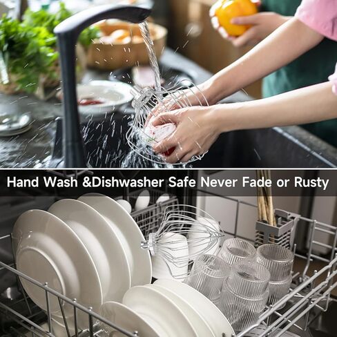 11-Wire Whip Attachment Suitable For Kit-chen-aid KN211WW Stand Mixer Fit 7 Quart Tilt-Head Lift Stand Mixer Whisk Attachment for Egg Heavy Cream Beater Whisk in Kuwait