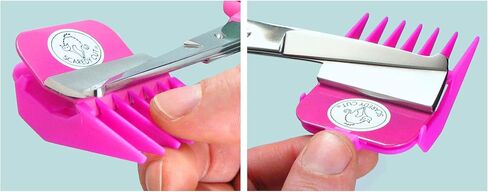 SCAREDY CUT Silent Clipper + Slicker Brush Pet Grooming Kit, Blue, Right-Handed 17pc RH + Slicker Brush, Pink in Saudi Arabia