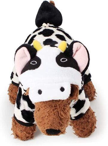 Warm pet Clothes Dog Milk Cow Sweater Hoodie cat Halloween Costume pet Milk Cow Costume Dog Outfit cat Christmas Outfit Decorative Pet Costume Dog Milk Cow Suit Pullover Clothing in Saudi Arabia