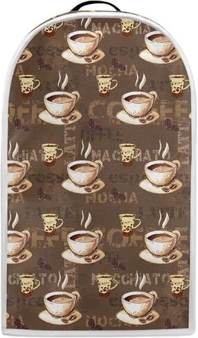 Small Appliance Covers Soft Blender Covers Dust Covers Washable Food Processor Covers Suitable for Coffee Machines Stand Mixers Toasters - Brown Coffee in Kuwait