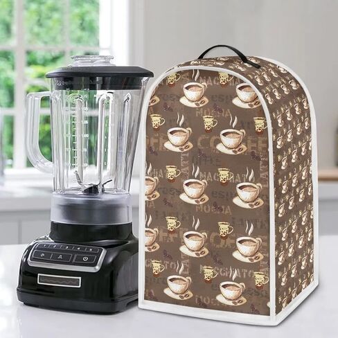 Small Appliance Covers Soft Blender Covers Dust Covers Washable Food Processor Covers Suitable for Coffee Machines Stand Mixers Toasters - Brown Coffee in Kuwait