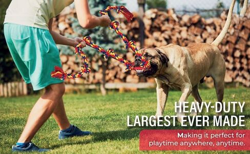 Ultra-Durable 48-inch Tug of War Rope Toy for Large/XL Dogs - Ideal for Interactive Play, Not for Chewing in Saudi Arabia