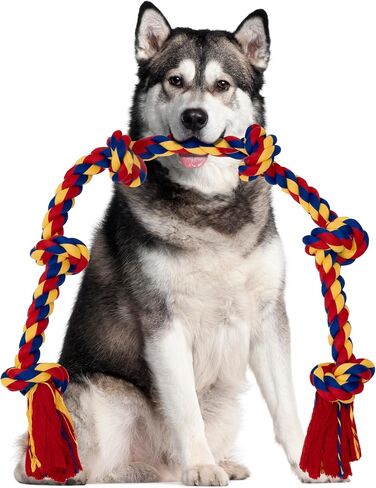 Ultra-Durable 48-inch Tug of War Rope Toy for Large/XL Dogs - Ideal for Interactive Play, Not for Chewing in Saudi Arabia