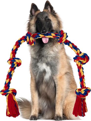 Ultra-Durable 48-inch Tug of War Rope Toy for Large/XL Dogs - Ideal for Interactive Play, Not for Chewing in Saudi Arabia