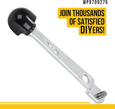 ذراع التحكم في السرعة WP9709276 9709276 - أجزاء خلاط Whirlpool KitchenAid المتوافقة - يستبدل AP6013789 3184193 PS11747016 - الطول حوالي 3.5 بوصة - يحتوي على مقبض بلاستيكي أسود في الأعلى in Kuwait