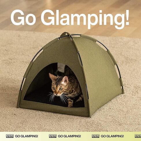 Cat Bed for Indoor Cats, Cat Houses, pet beds for cat and Small Dogs,Cat Tent, Kitten Bed, Cat Hut, Cat Cave with Removable Washable (Purple) in Saudi Arabia