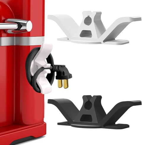 Cord Organizer for Appliances, Upgraded Ultra durable 3M gel sticker, cord keeper, cord winder for appliances Coffee Maker, Blender, Mixer, Air Fryer (Black) in Saudi Arabia