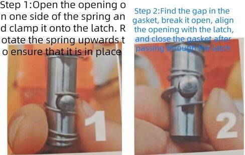 استبدال الزنبرك والغسالة سريعة التركيب، مجموعة غسالات زنبركية لخلاطات حامل كيتشن إيد. (2 مجموعات) in Kuwait