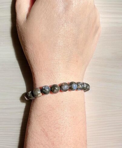 مجموعة هدايا سوار Que Sera القابل للتمدد مقاس 8 مم من Doc Willard's Charged مع قطعة سيلينيت و3 بطاقات معلومات in Kuwait