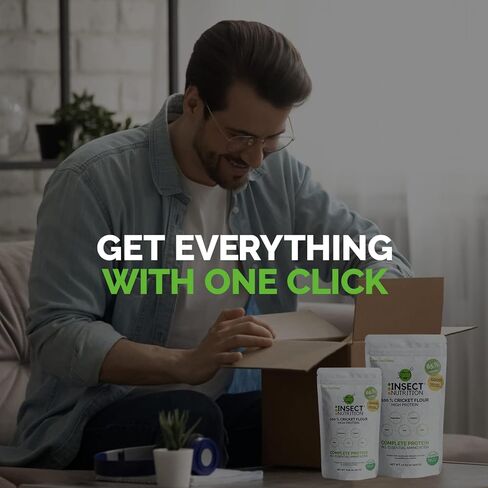 IN INSECT NUTRITION Cricket Flour High Protein 8.82 oz,, 65% Protein, Omega 3 and 6, Rich in Fiber and prebiotics, antioxidants and All Essential Amino acids in Saudi Arabia