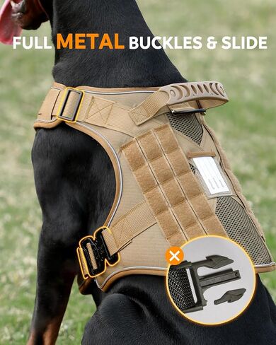 Pink Service Dog in Training Vest Harness for Medium Large Dogs, Reflective Adjustable Heavy Duty Padded Dog Harness, with Front Clip and Metal Buckles Do Not Pet for Training, Hiking in Saudi Arabia