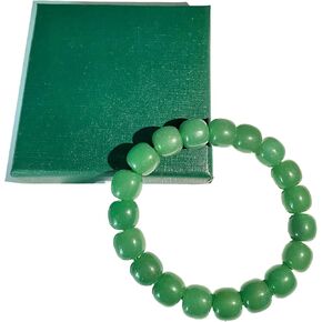 10mm Energy Healing Bracelets-Natural Green Aventurine Bracelets-Blessing Aventurine Bracelet Attracting Health&Wealth&Prosperity&Promoting Emotional Healing & Balance(10mm Green Aventurine Bracelet)