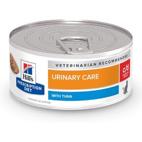 HILL'S PRESCRIPTION DIET c/d Multicare Stress Vegetable & Tuna Stew, 2.9 oz, 24-pack wet food